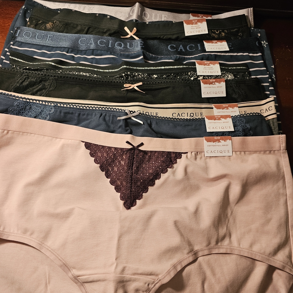 Cacique Women's Full Briefs Assorted Colors 18/20